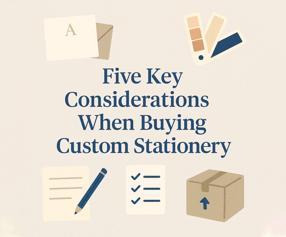 Buying Custom Stationery