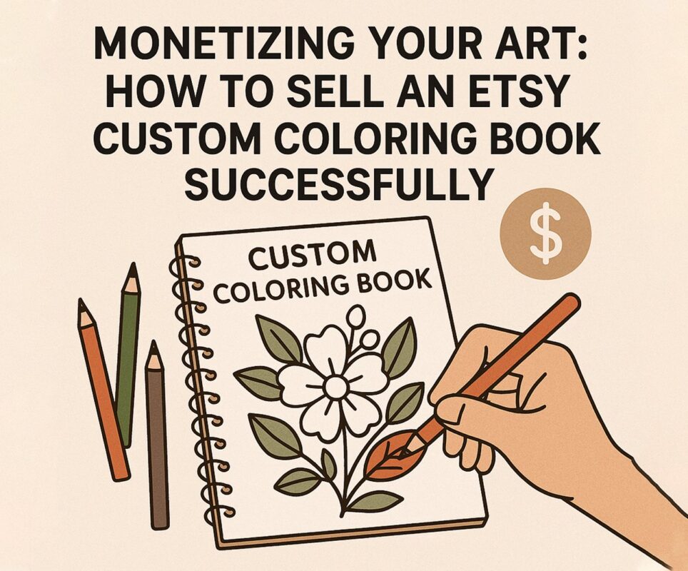 Etsy Custom Coloring Book