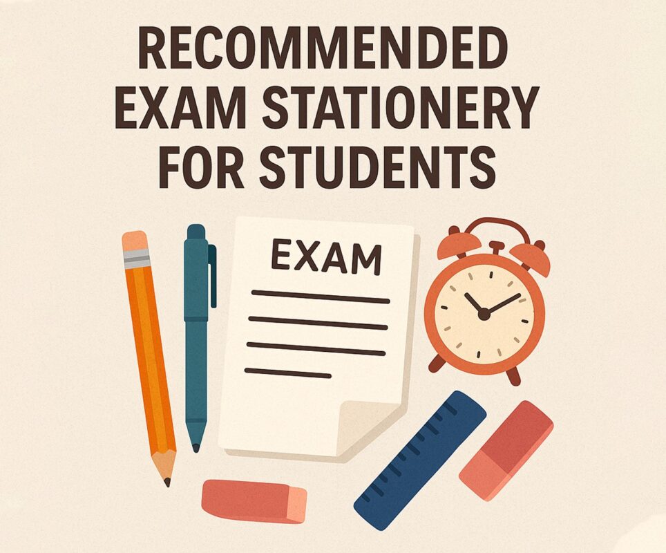 Exam Stationery