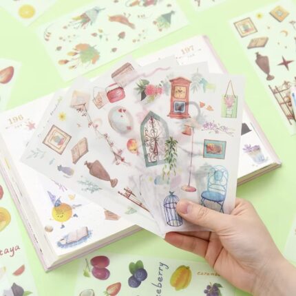 custom clear sticker sheets