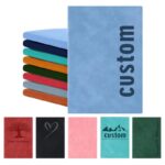 monogram leather notebook