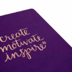 Foil Embossed Leather Book