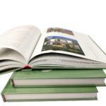 Hardcover Book with Leather