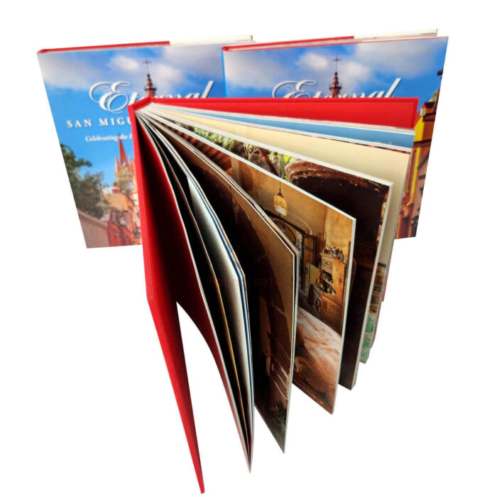 Hardcover Book with Leather