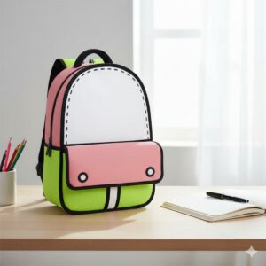 Top Quality Anime Personalized Waterproof Schoolbag for Kids 2