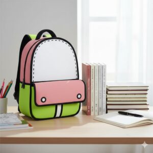 Top Quality Anime Personalized Waterproof Schoolbag for Kids 3
