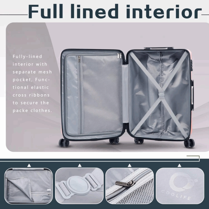 2-piece spinner luggage set