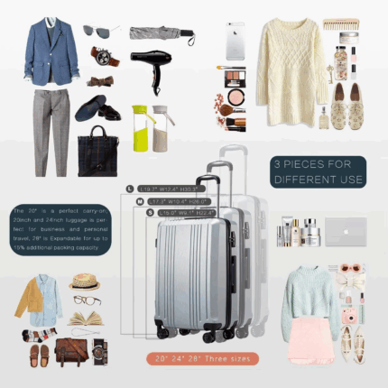 2-piece spinner luggage set