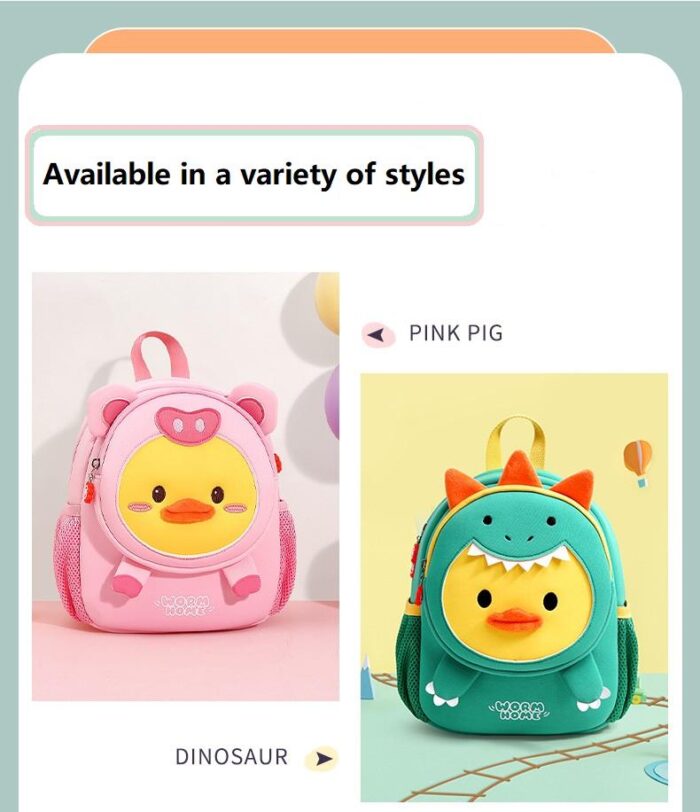 Zipper Closure School Bags
