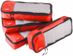 colorful packing cubes set