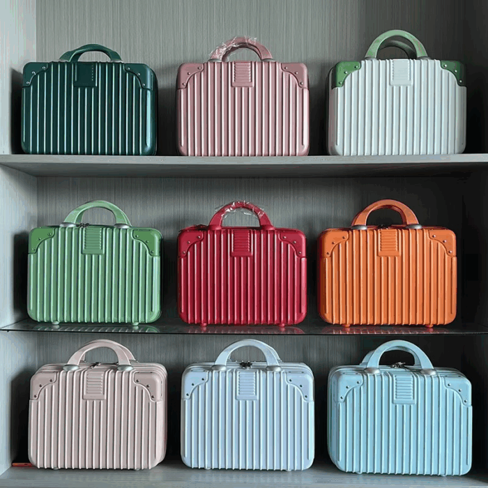hard shell makeup train case