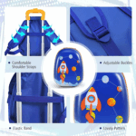 kids 2 in 1 luggage backpack