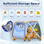 kids 2 in 1 luggage backpack