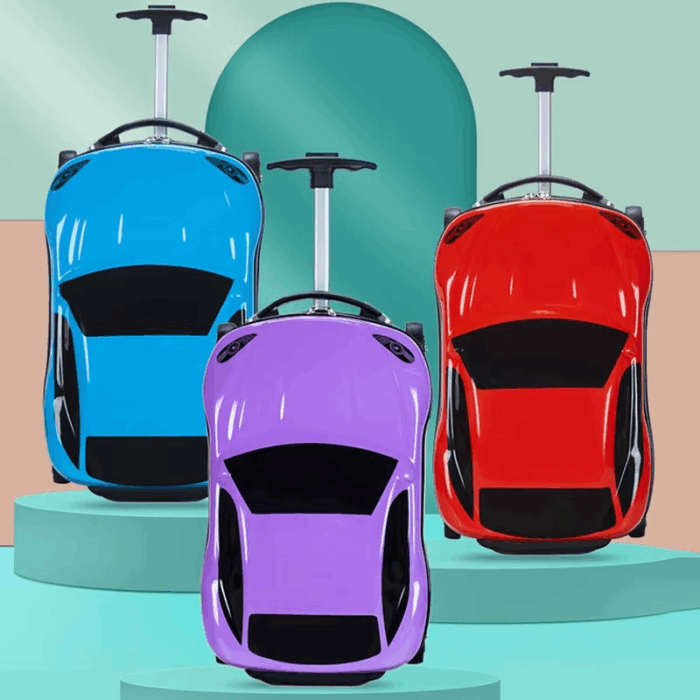 kids ride on suitcase scooter
