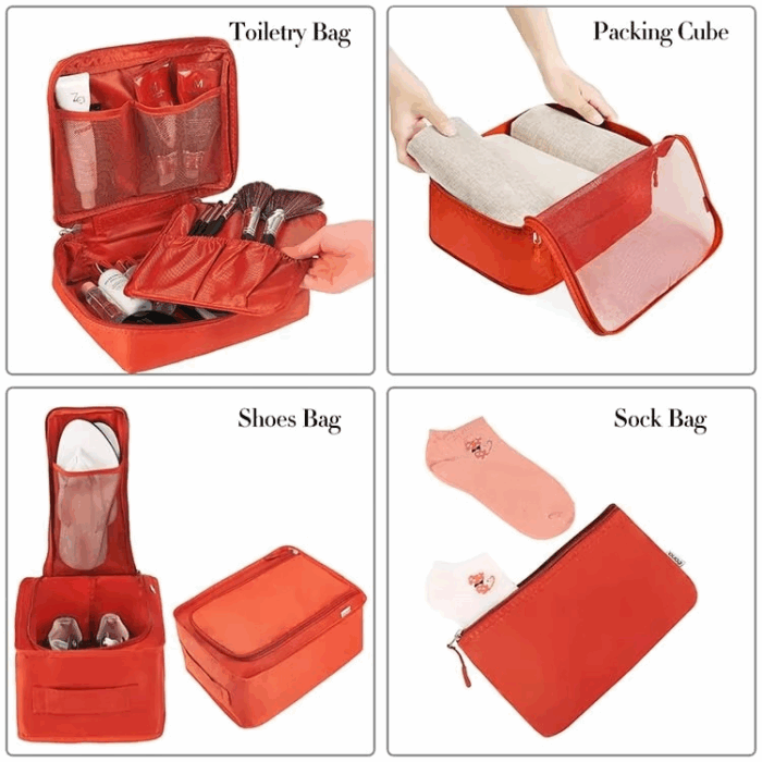 outdoor travel packing cubes