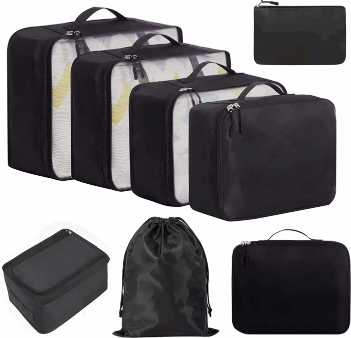 premium luggage organizer cubes