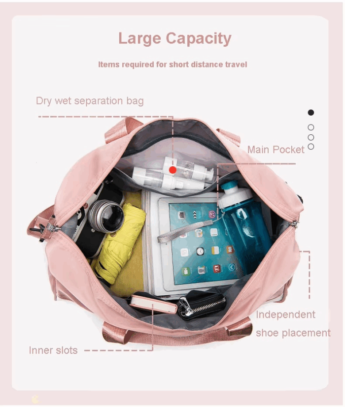 women's fitness duffle bag