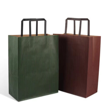 where to by printed flat handle paper bags from china supplier