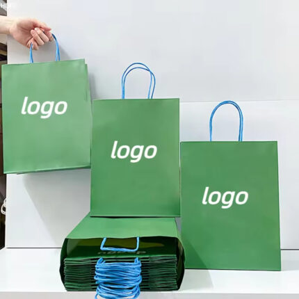 where to by custom green branded paper from china supplier