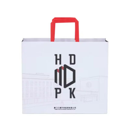 where to by white paper bags with logo from china supplier