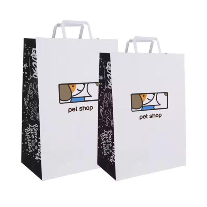 where to by white flat string tote bags from china supplier