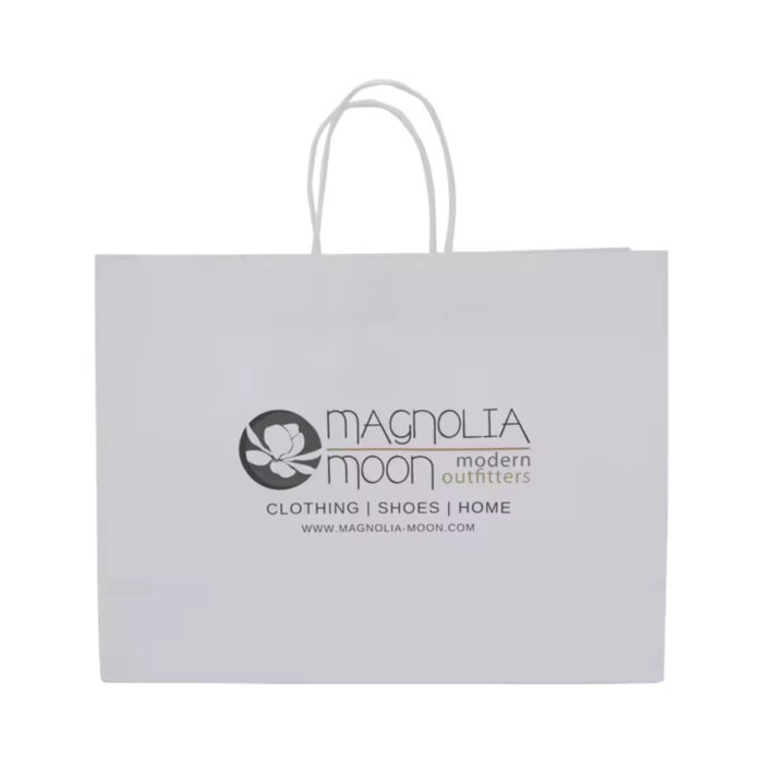 where to by custom white paper bag from china supplier