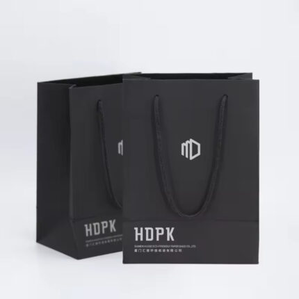 where to by custom black paper bags from china supplier