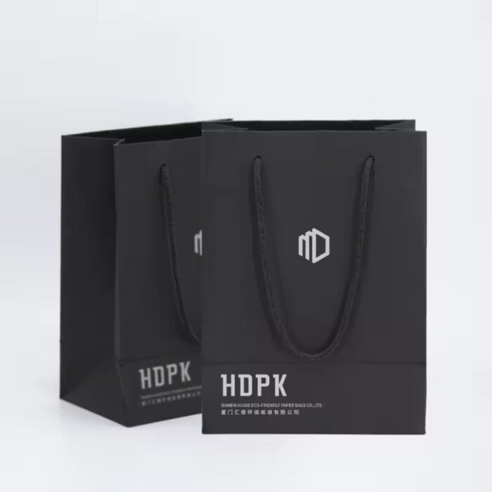 where to by custom black paper bags from china supplier