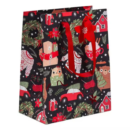 where to by black luxury paper bags from china supplier