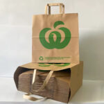 where to by brown paper bags flat handles from china supplier