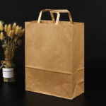 where to by custom printed brown paper bags from china supplier