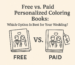 Personalized Coloring Books
