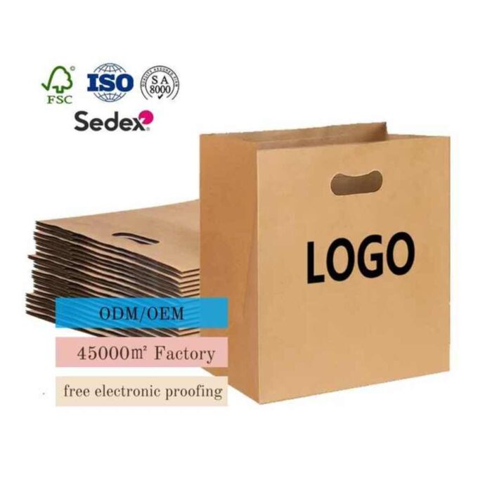 Custom Kraft Paper Bags from china supplier