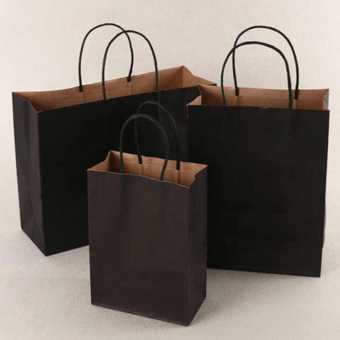 where to by Custom Printed Black Paper Bag from china supplier