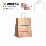 Custom Printed Kraft Takeout Food Bag