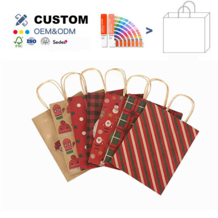 where to by custom kraft gift bags from china supplier