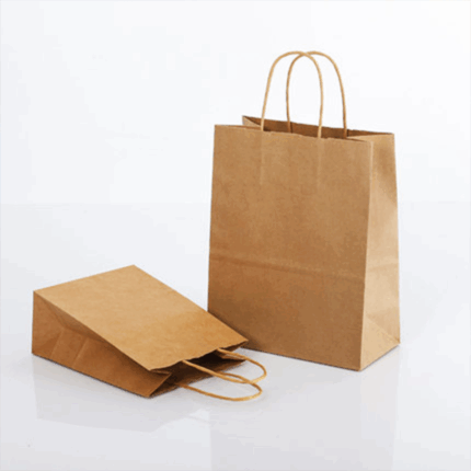 where to by Customised paper brown Kraft takeaway bag