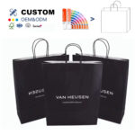 where to by custom black kraft paper bags from china supplier