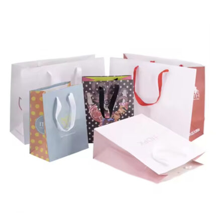 where to by personalized white paper bags from china supplier