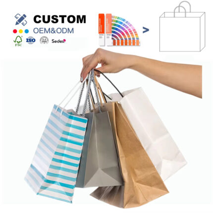 where to by cheap custom paper bags with logo from china supplier