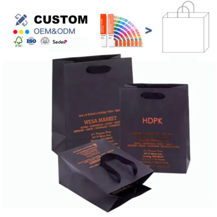 where to by wholesale black luxury paper bags from china supplier