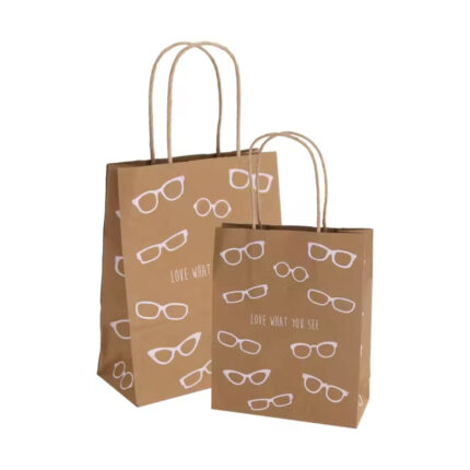 where to by brown paper bags with logo from china supplier