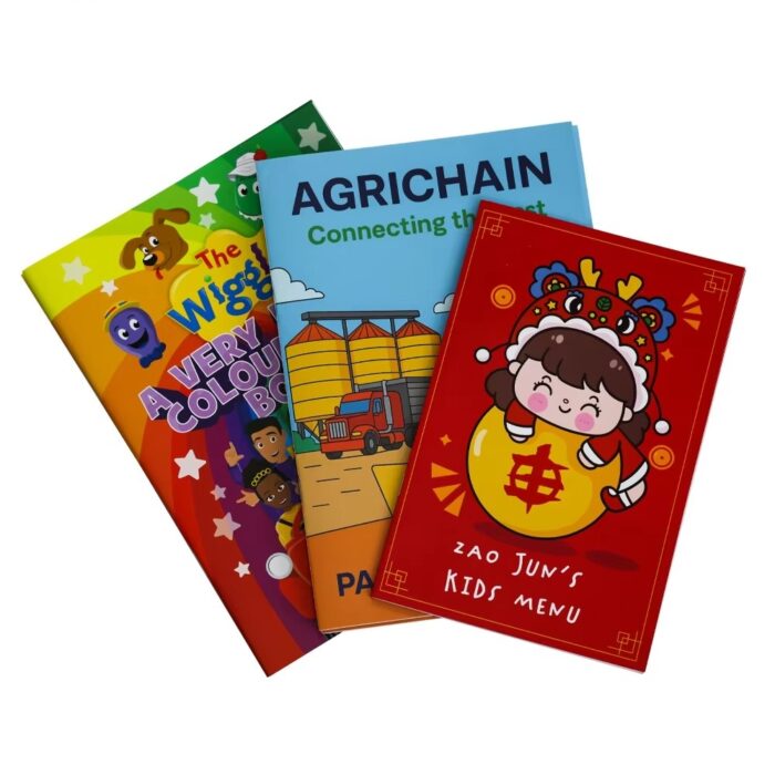 Custom printed activity books
