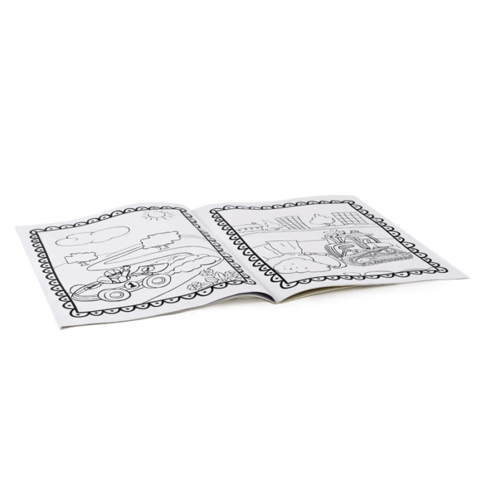 Saddle Stitch Coloring Book