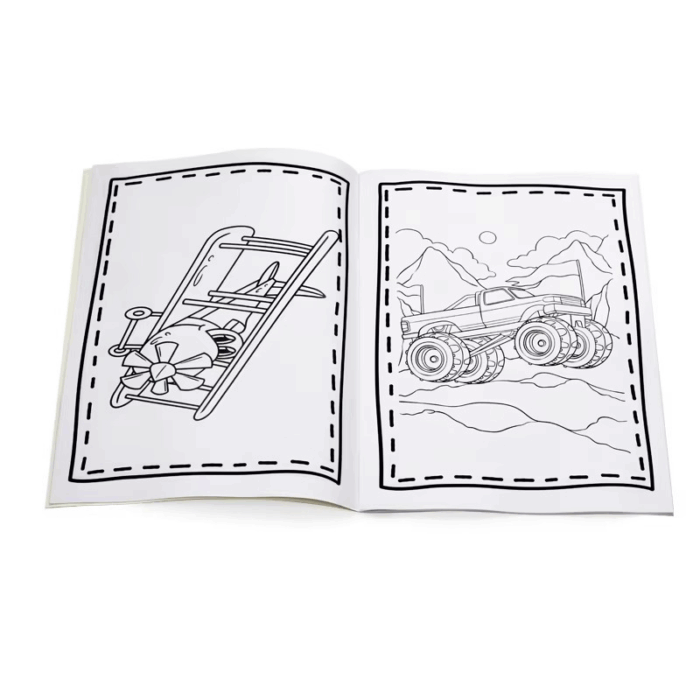 Saddle Stitch Coloring Book