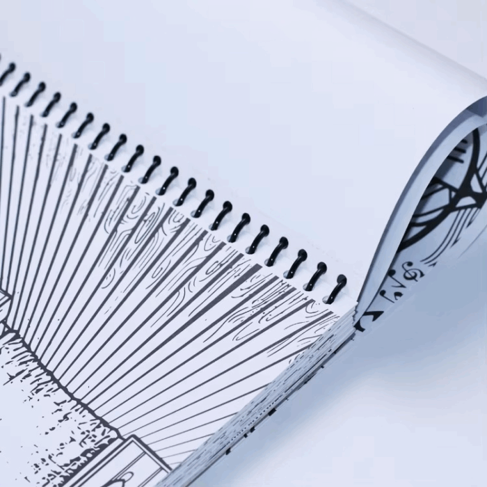Spiral Binding Coloring Book