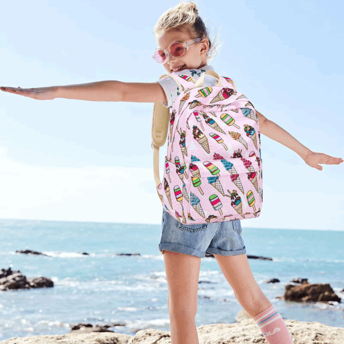 branded children's book bags