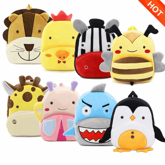 cartoon polyester bookbag
