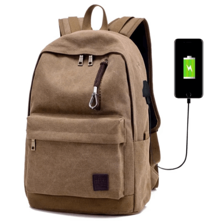 computer bag with charging port