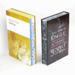 custom book with sprayed edges
